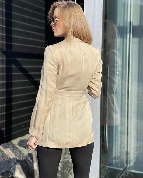 Sako dámské Massimo Dutti béžové